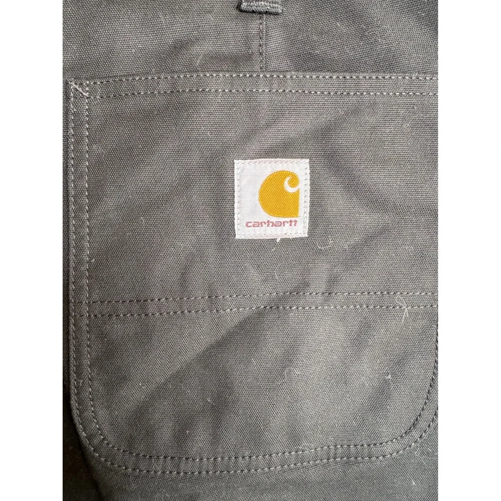Carhartt Rugged Professional Relaxed Fit Canvas Work Shorts Black BS3111-M 46